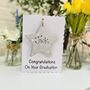 Personalised Graduation Silver Wooden Keepsake Card, thumbnail 3 of 6