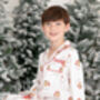 Personalised Matching Family Christmas Santa Print Pyjamas, thumbnail 10 of 12
