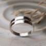 Bestie Personalised Adjustable Sterling Silver Ring, thumbnail 1 of 6