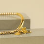 Personalised Yellow Gold Charm Bracelet, thumbnail 2 of 6