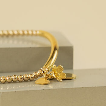 Personalised Yellow Gold Charm Bracelet, 2 of 6