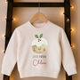 Personalised Child's Christmas Pudding Sweatshirt Jumper, thumbnail 2 of 2