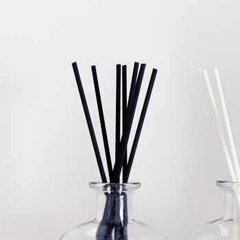 Large Clear Glass Diffuser Bottle And Reeds, 5 of 9
