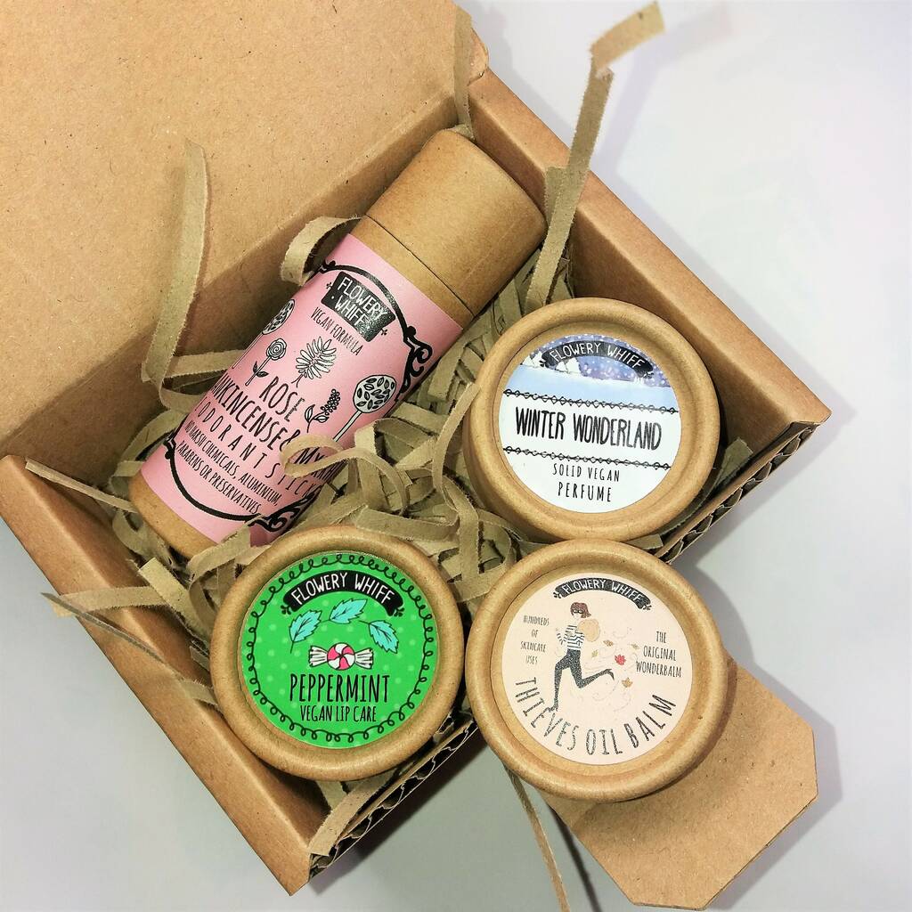 Vegan Skincare Winter Edition Gift Box By Flowery Whiff