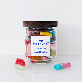 Teacher Gift Personalised Sweet Jar, 5 of 10