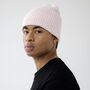 Merino Wool Beanie Polar Pink, thumbnail 5 of 5