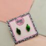 Christmas Light Glitter Resin Studs / Sparkly Holiday Bulb Earrings / Christmas Gift / Stocking Filler, thumbnail 9 of 12
