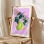 Pears Art Print Lilac, thumbnail 5 of 5