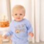 Wild One Lion Personalised Embroidered First Birthday Sweatshirt, thumbnail 2 of 5