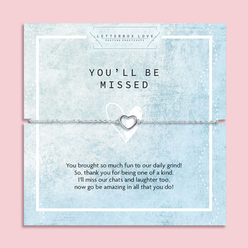 Silver Plated Colleague Leaving Bracelet | Leaving Gift, 3 of 9