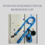 Blue Polka Dot Dog Poo Bag Holder, thumbnail 4 of 5