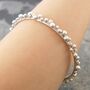 Bubble Sterling Silver Contemporary Bangle, thumbnail 1 of 3