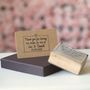 Personalised Thank You Wedding Rubber Stamp, thumbnail 4 of 4