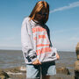 Shore Thing Womens Slogan Sweat With Sandcastle Graphic, thumbnail 4 of 4