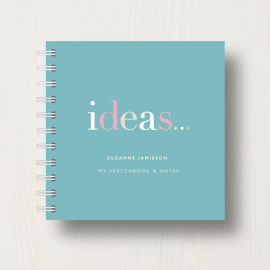 Personalised 'Ideas' To Do Small Notebook, 1 of 10