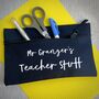 Thank You Teacher Stuff Personalised Pencil Case, thumbnail 1 of 4