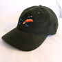 Vintage Toucan Embroidered Corduroy Hat, thumbnail 4 of 7