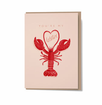 Lobster Love Greetings Card, 5 of 5