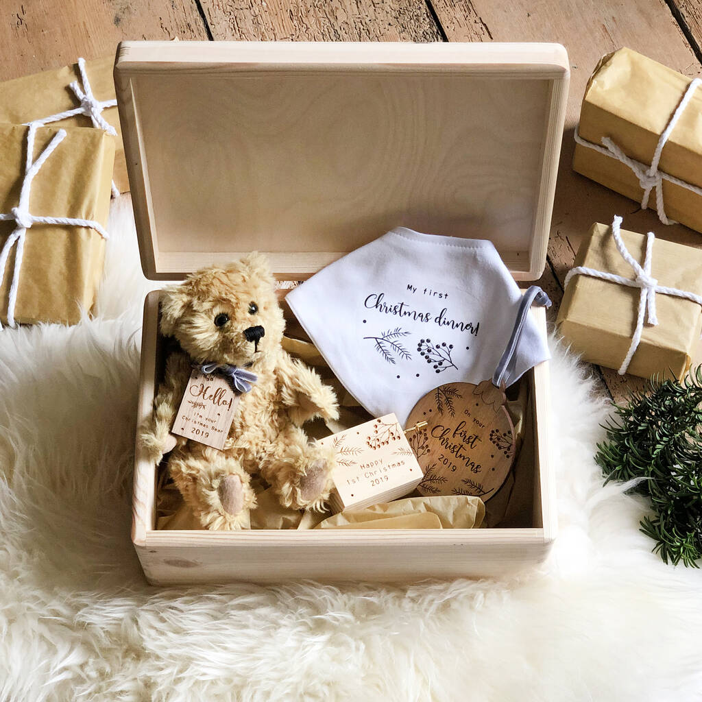 Personalised Baby's First Christmas Box By Modo Creative ...