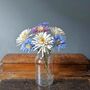 Handmade Whittled Flowers Inspired By Daisies And Forget Me Nots, thumbnail 1 of 2
