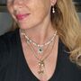 Celestial Charm Pearl Necklace, thumbnail 2 of 9