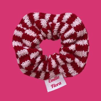 Check Knitted Scrunchie, 9 of 10