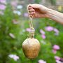 Small Gold Iron Hanging Bell For Indoor Or Outdoor, thumbnail 1 of 2