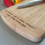 Personalised Fathers Day Engraved Chopping Board, thumbnail 2 of 3