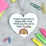 Teacher Thank You Gift, Personalised Heart With Rainbow Keepsake, thumbnail 1 of 5