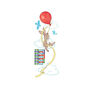 Balloon Height Chart Wall Stickers, thumbnail 2 of 2