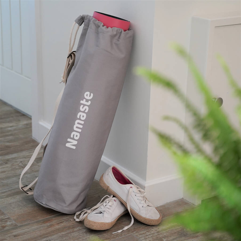 Personalised Organic Yoga Mat Bag, 1 of 6