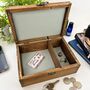 Personalised Wooden Cufflink Or Trinket Box, thumbnail 8 of 10