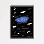 Noah Kahan “Stick Season” Night Sky Lyric Art Print, thumbnail 1 of 5