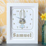 Personalised New Baby Birth Details Clock, thumbnail 6 of 12