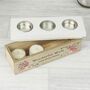 Floral Watercolour Personalised Tealight Box, thumbnail 4 of 5