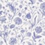 Etched Floral Outline Wallpaper, thumbnail 3 of 5