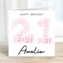 Personalised 21st Birthday Card For Her, thumbnail 1 of 3