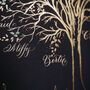 Shining Gold Foil Personalised Family Tree, thumbnail 8 of 12