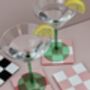 Cute Checkerboard Coaster Set Of Two, thumbnail 11 of 12