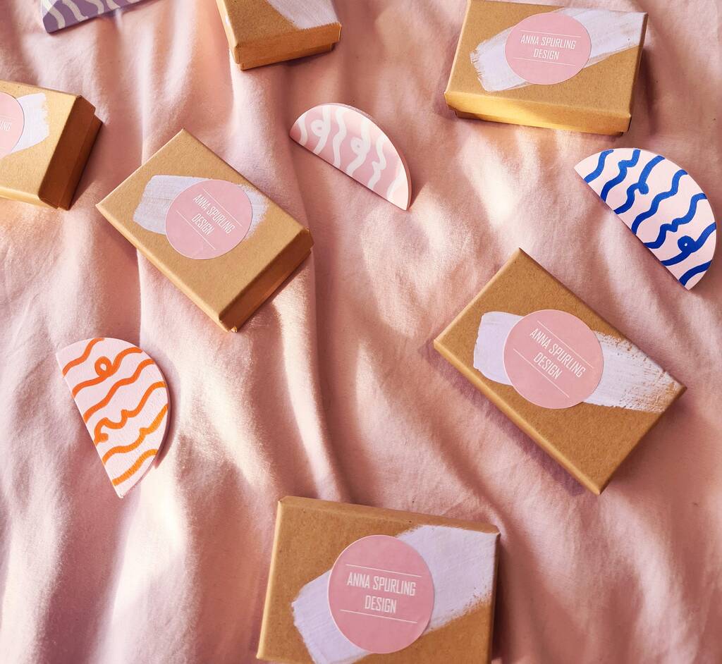 Hand Patterned Photo Display Clip Frames By Anna Spurling Design