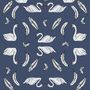 Swan Christmas Wrapping Paper, thumbnail 5 of 5