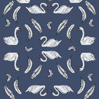 Swan Christmas Wrapping Paper, 5 of 5