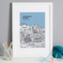 Personalised Glastonbury Print, thumbnail 1 of 7