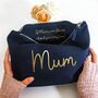 Personalised Mother's Day Gift | Custom Make Up Bag, thumbnail 3 of 4