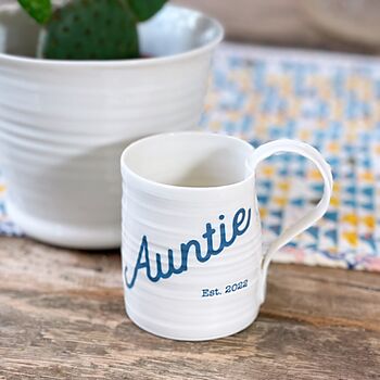 Auntie Personalised Porcelain Mug, 2 of 7