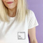 Personalised Bride To Be Organic T Shirt, thumbnail 1 of 4