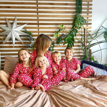 Ruby Reindeer Boys Christmas Cotton Pyjamas, 7 of 8