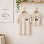 Personalised Father's Day T Shirts Daddy And Me Matching Set Explorer, thumbnail 2 of 4