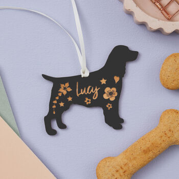 Personalised Pet Dog Breed Hanging Keepsake Mothers Day Gift, 6 of 12