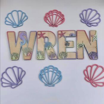 Set Of Six Seashell Shapes For Wall Decor, 5 of 9